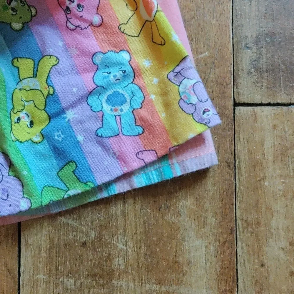Care Bears Dress Size 18 Months Vintage Homemade Sleeveless Rainbow Summer